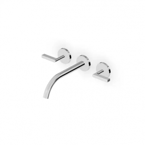 Zucchetti Simply Beautiful ZSB5697 3-hole wall-mounted basin mixer | Edilceram Design