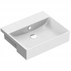 Semi-recessed wash basin Catalano Zero 1LS55ZP00 | Edilceram Design
