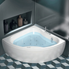 Corner Whirlpool Tub Hafro Diva 2DVA1N8 | Edilceram Design