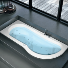 Corner Whirlpool Tub Hafro Gamma 2GMA1S8 | Edilceram Design