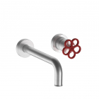 Wall-mounted Washbasin Mixer Fantini AW/PIPE T513B | Edilceram Design