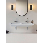 Double Wall Mounted / Recessed Ceramic Washbasin GSI Ceramica Norm 8627111 | Edilceram Design