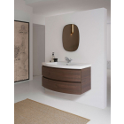 Wall-mounted / Recessed Ceramic Washbasin GSI Ceramica Norm 8643111 | Edilceram Design