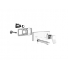 Gessi Rettangolo K 53084 wall-mounted basin mixer | Edilceram Design