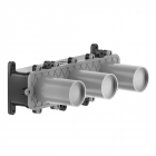 Built-in part three-hole wall-mounted basin unit Gessi 66236 | Edilceram Design