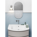 Wall-mounted / Recessed Ceramic Washbasin GSI Ceramica Norm 8644111 | Edilceram Design