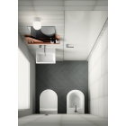 Wall-mounted / Recessed Ceramic Washbasin GSI Ceramica Norm 8650111 | Edilceram Design