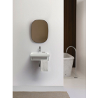 Wall-mounted / Recessed Ceramic Washbasin GSI Ceramica Norm 8685111 | Edilceram Design