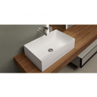 Antonio Lupi STRATOS2 rectangular countertop\ wall-mounted washbasin in Flumood | Edilceram Design