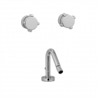 Wall-mounted Bidet Mixer Stella Aster 3608 | Edilceram Design