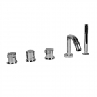 Supporting Bathtub Set Stella Aster 3256TR308 | Edilceram Design