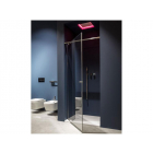 Antonio Lupi BILICO1N right or left tempered glass shower enclosure | Edilceram Design