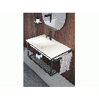 Ceramica Cielo Era ERLA80 Wall-hung washbasin | Edilceram Design