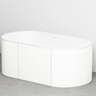 Lacquered frame and shell for Cibele bathtub Ceramica Cielo CIBATC | Edilceram Design