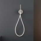 Cea Design Circle CIR 04 two-handle wall-mounted mixer with hand shower | Edilceram Design