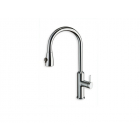 Kitchen faucet Cristina Contemporary Lines single-lever kitchen mixer with pull-out hand shower KU530 | Edilceram Design