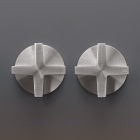 Cea Design Cross CRX 32 wall-mounted mixer with stopcocks | Edilceram Design