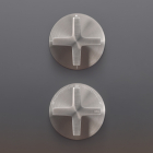 Cea Design Cross CRX 50 wall-mounted thermostatic shower mixer | Edilceram Design