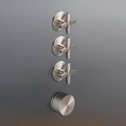 Cea Design Cross CRX 54 wall-mounted thermostatic shower mixer | Edilceram Design
