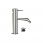 Daniel Tokyo Steel SSTX605CC above-top single lever basin mixer | Edilceram Design