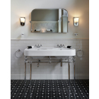 Wall-mounted Double Washbasin Console Devon&Devon Crystal Memphis DDCRYMEMPH | Edilceram Design