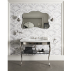 Wall-mounted Washbasin Console Devon&Devon Jacqueline Ceramic DEJACQ1FBI | Edilceram Design