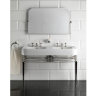 Wall-mounted Double Sink Console Devon&Devon Wide Blues DEWIDEBLUES | Edilceram Design