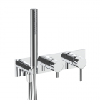 Shower Mixer + Built-in Part Fantini Nostromo E884B+R084A | Edilceram Design