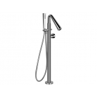 Gessi Cono 45028 floor standing bathtub mixer with hand shower | Edilceram Design