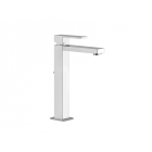 Gessi Rettangolo 11921 high single-lever mixer countertop for wash basin | Edilceram Design