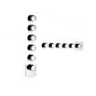 Gessi Tondo Wellness 43240 wall-mounted thermostatic shower mixer | Edilceram Design