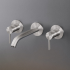 Cea Design Innovo INV 31 two-handle wall-mounted mixer with spout | Edilceram Design