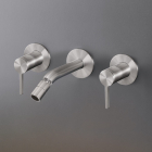 Cea Design Innovo INV 33 two-handle wall-mounted mixer with swivel spout | Edilceram Design