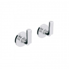 Pair of Chrome Coat Hangers Lineabeta Sbecà 61107.29.00 | Edilceram Design