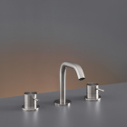 CEA Milo360 MIL77 three-hole basin mixer with swivel spout | Edilceram Design