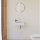 Ceramic Countertop/Wallmounted Washbasin GSI Kube 9486011 | Edilceram Design