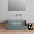 Ceramic Countertop Washbasin GSI Kube 942911-945311 | Edilceram Design