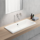 Built-in Ceramic Washbasin GSI Kube 895411 | Edilceram Design