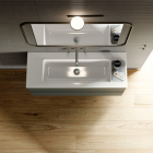 Ceramic Countertop/Wallmounted Washbasin GSI Pura 8840111 | Edilceram Design