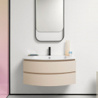 Ceramic Countertop/Wallmounted Washbasin GSI Pura 8825111-8826111-8827111 | Edilceram Design