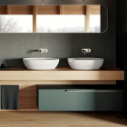 Ceramic Countertop Washbasin GSI Pura 884211-883411-886011 | Edilceram Design