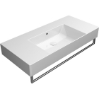 Ceramic Countertop/Wallmounted Washbasin GSI Kube 9451111 | Edilceram Design