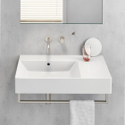 Ceramic Countertop/Wallmounted Washbasin GSI Kube 9456111 | Edilceram Design