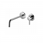 Wall-mounted washbasin mixer Paffoni Light LIG006CR70 | Edilceram Design