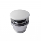 Stop&Go Washbasin Drain White Lid Flaminia PLCE | Edilceram Design