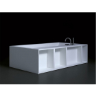 Boffi SWIM C QAWGNF01 bathtub with open compartments free standing | Edilceram Design