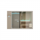 Hammam + Shower + Sauna Hafro Ethos SET40097 | Edilceram Design