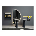 Antonio Lupi SPICCHIO90W reversible wall mirror with led lighting | Edilceram Design