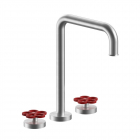 3-Hole Washbasin Unit Fantini AW/PIPE T407W | Edilceram Design