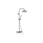 Daniel Tiara TA636DAAD20 wall-mounted bathtub shower mixer with hand shower and shower head | Edilceram Design